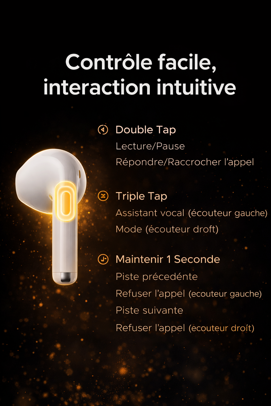 Écouteurs Onyx Aura